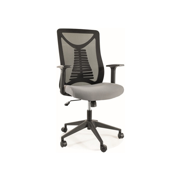 Fotel obrotowy Q-330 czarny/szary - Signal