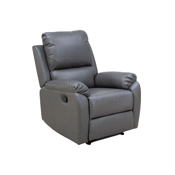 Fotel rozkładany SPENCER 1 skóra synt. szary buffalo 06 - Signal