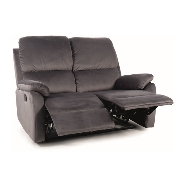 Sofa rozkładana SPENCER 2 velvet szary bluvel 14 - Signal