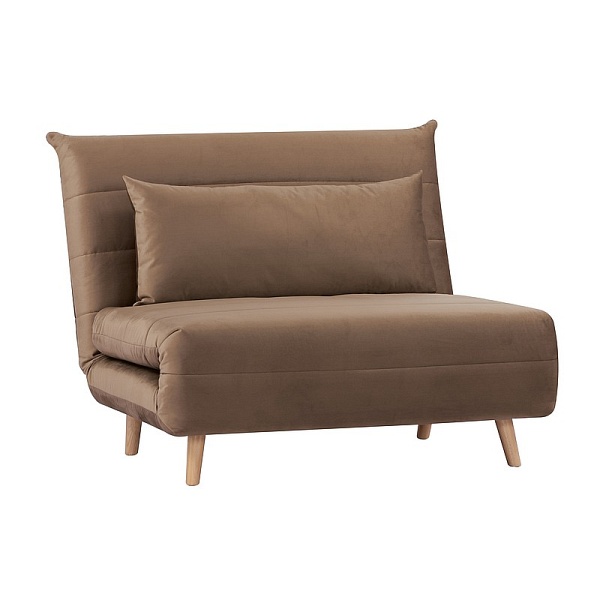 Fotel SPIKE velvet beżowy tap. 196/buk - Signal