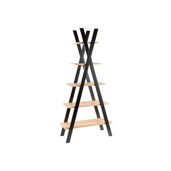 Regał TIPI ii dąb wotan+czarny 180x85 - Signal