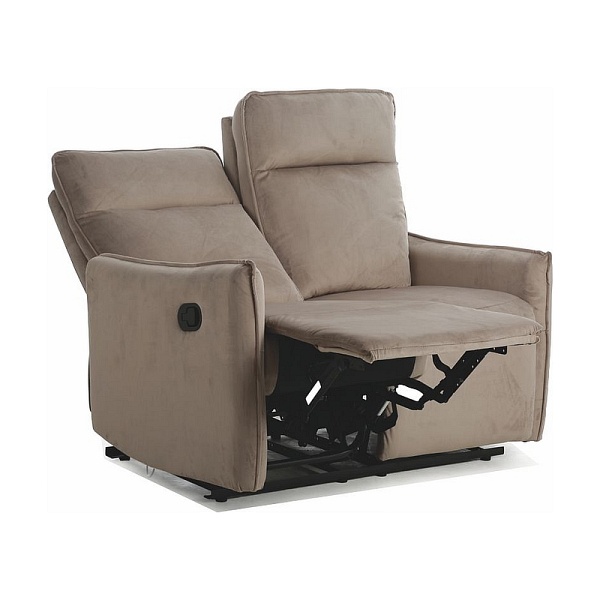 Sofa rozkładana TRAVIS 2 velvet ciemny beż bluvel 40 - Signal