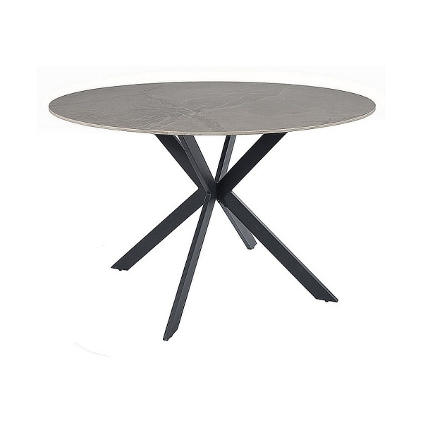 Stół TALIA szary/ czarny stelaż fi120 - Signal