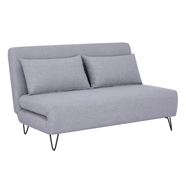 Sofa ZENIA szary tap. 137/czarny - Signal