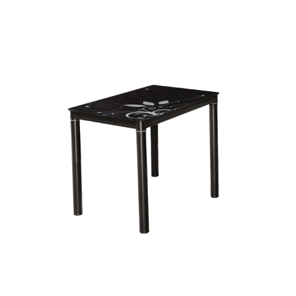 Stół DAMAR czarny/czarny stelaż 80x60 - Signal