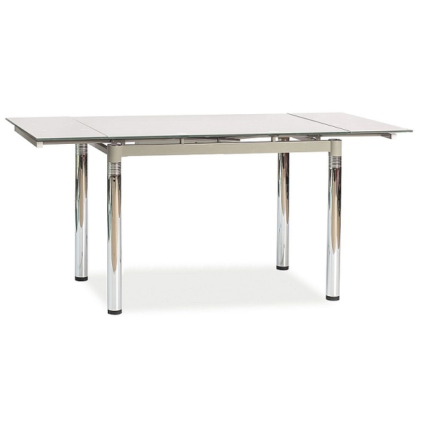 Stół GD018 szary/chrom 110(170)x74 - Signal