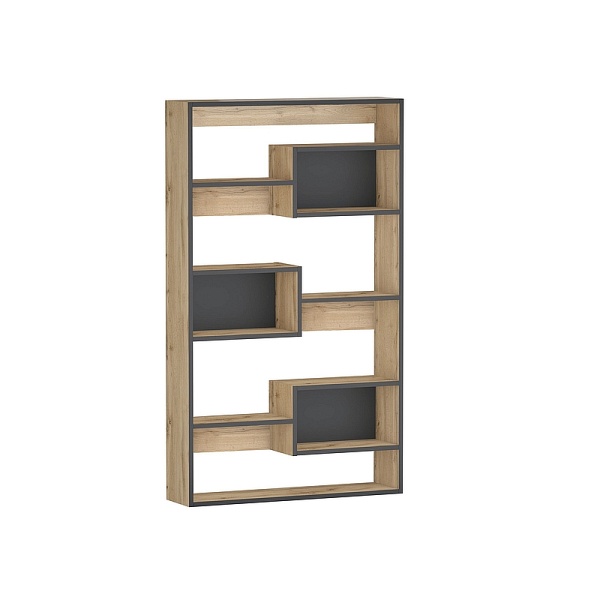 Regał MATRIX dąb wotan / antracyt 170x100 - Signal