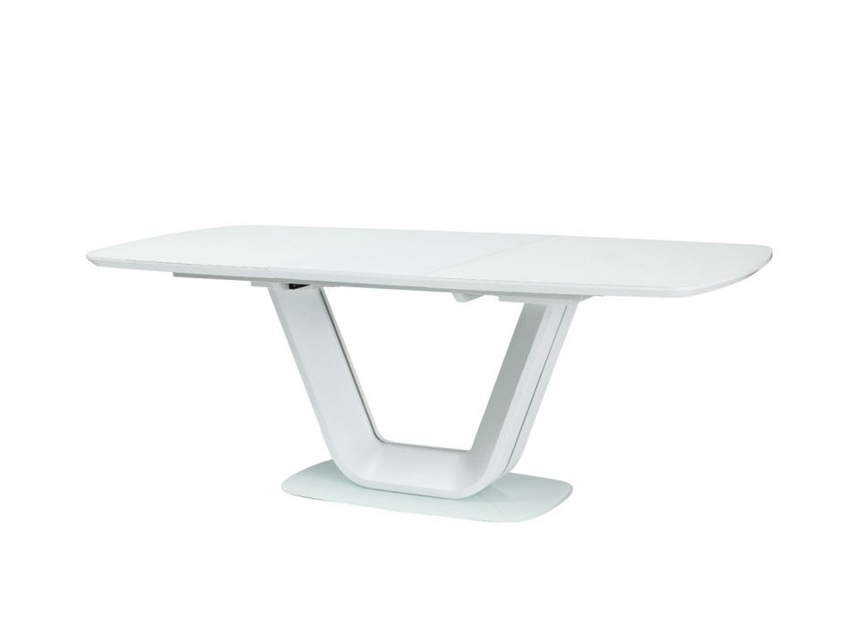Stół ARMANI biały mat 140(200)x90 - Signal