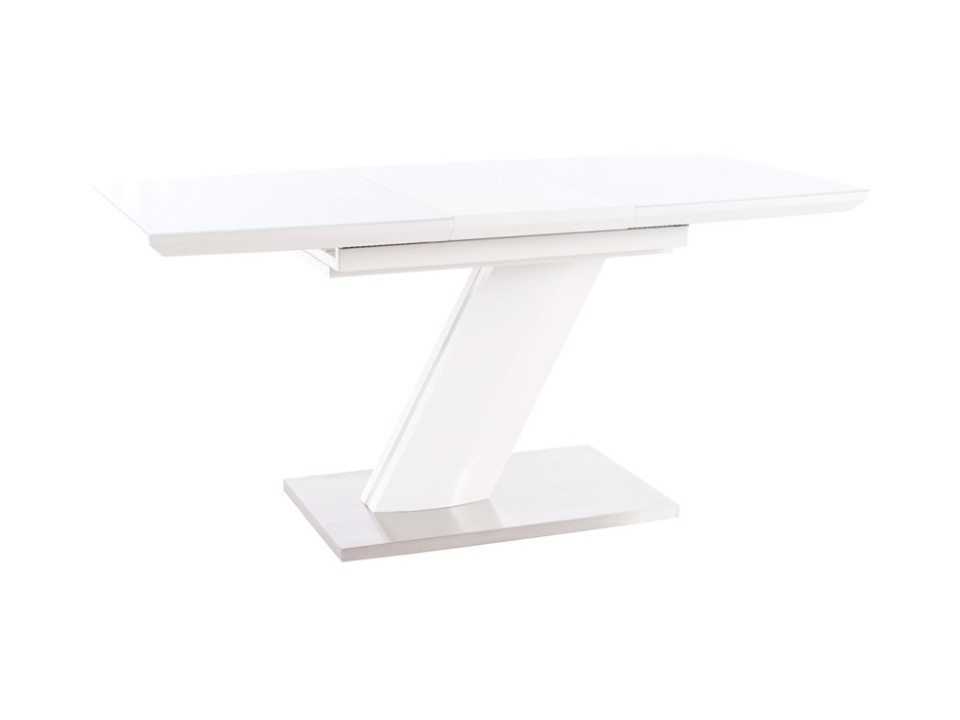 Stół TORONTO biały mat 120(160)x80 - Signal