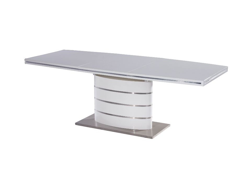 Stół FANO biały lakier 120(180)x80 - Signal