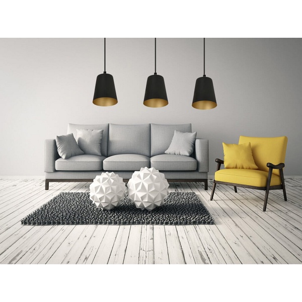 Lampa wisząca MILARGO 3 WHITE / GOLD