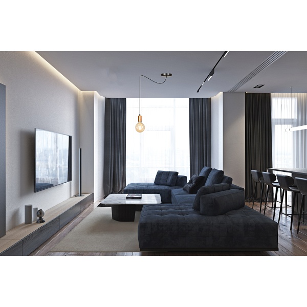 Lampa wisząca SPARK 1 BLACK