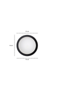 Kinkiet ARTE WHITE 788/2 nowoczesny  LED biały klosz modern design Emibig