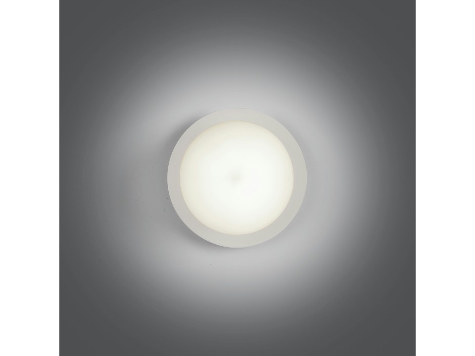 Kinkiet ARTE WHITE 788/2 nowoczesny  LED biały klosz modern design Emibig