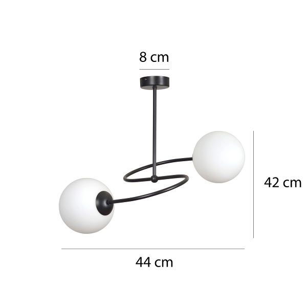 Lampa sufitowa SELBI 2 WHITE