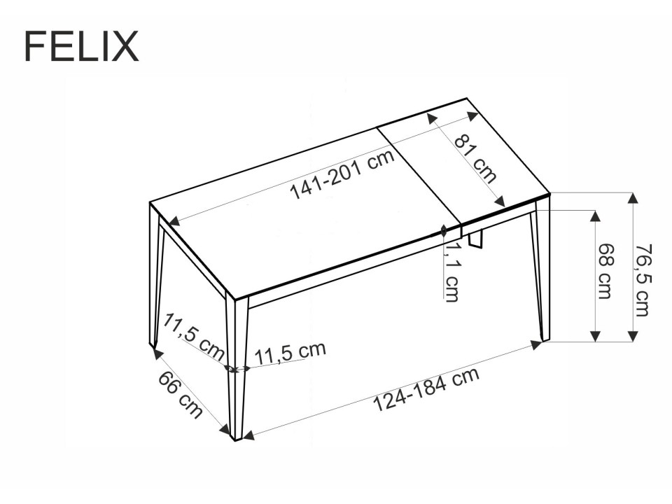 Stół z krzesłami prostokątny rozkładany 141-201x81cm blat popielaty marmur, nogi czarne + 4 krzesła oliwkowe